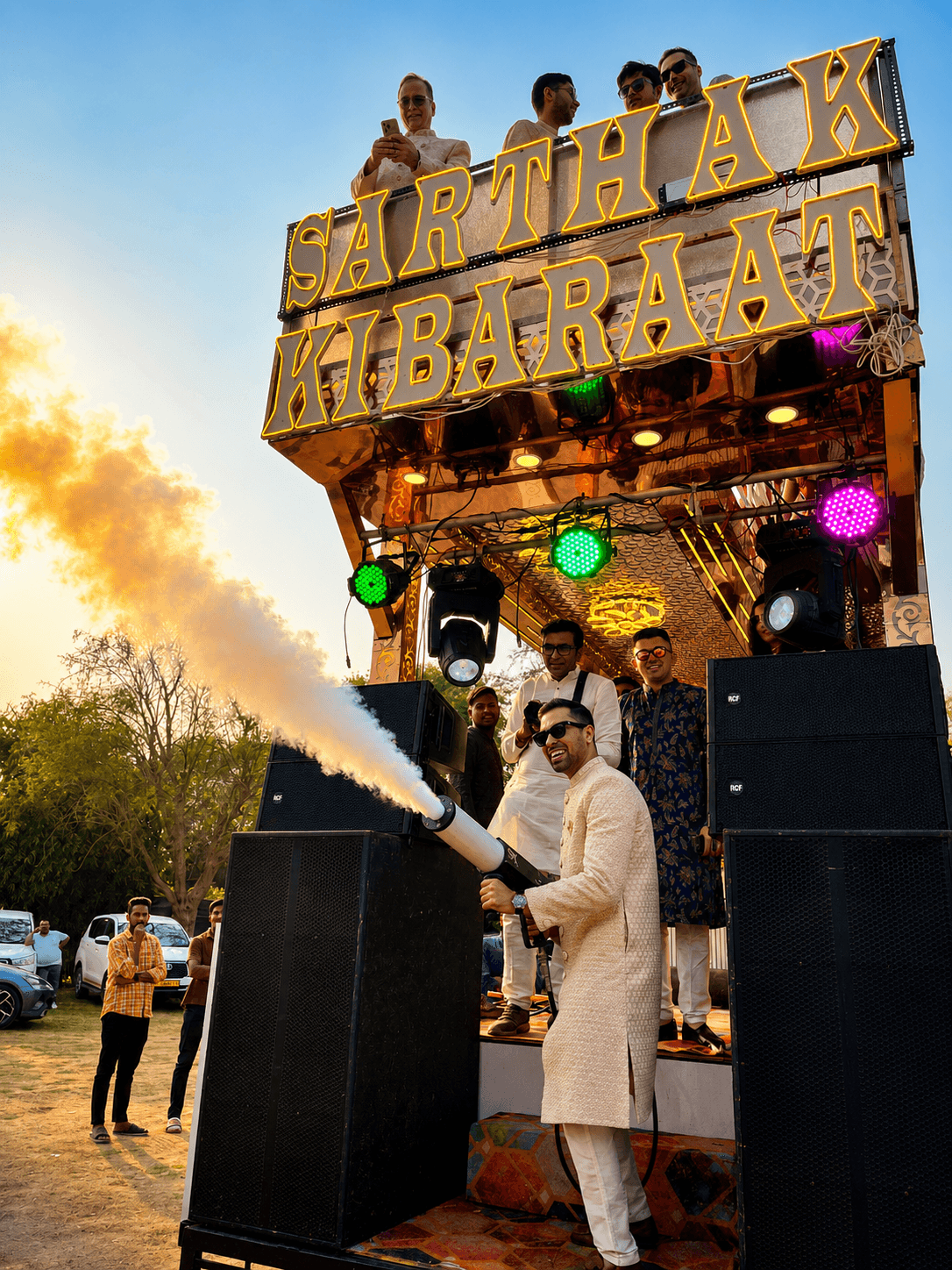 Premium DJ truck Baraat procession by Plan My Baraat